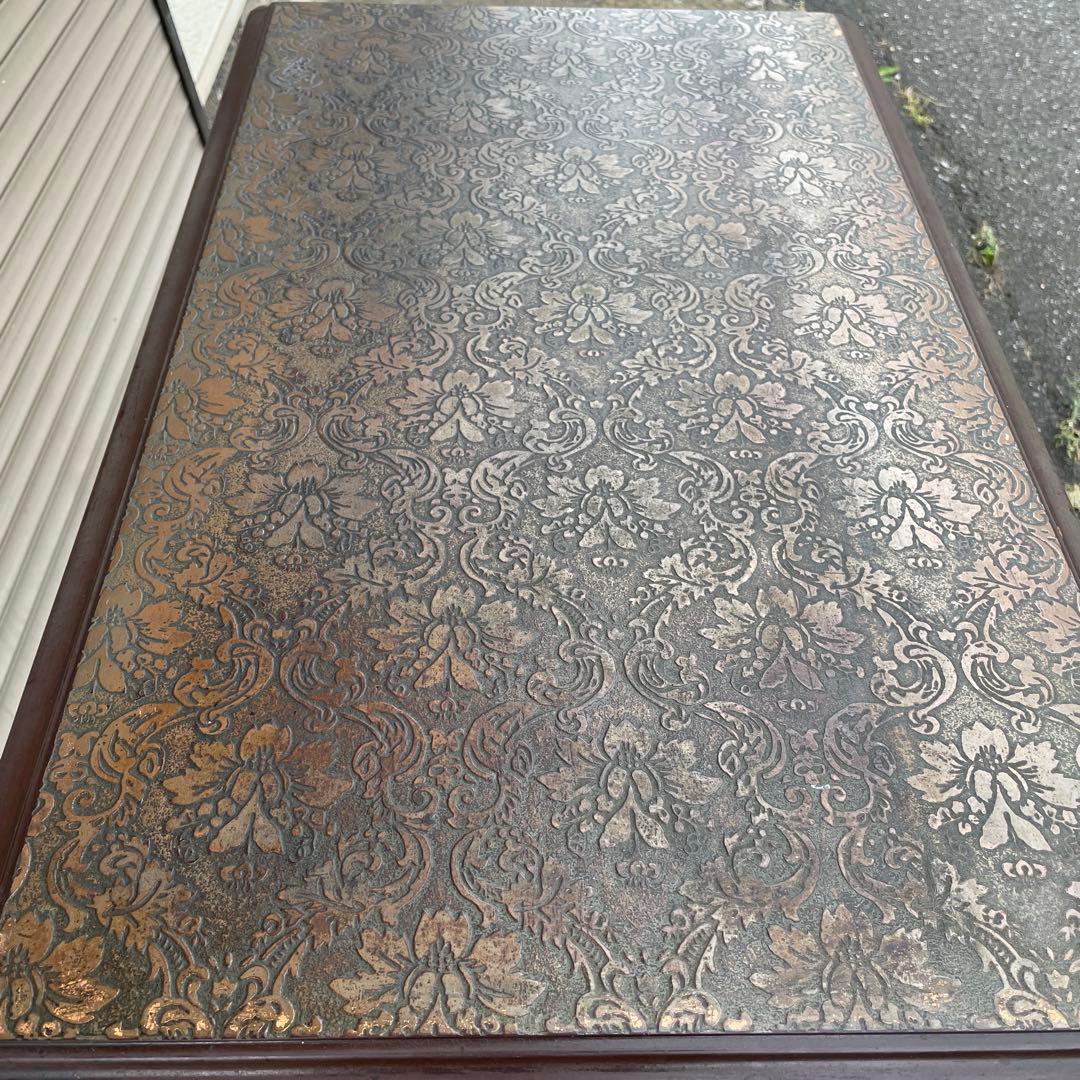 レア美品！純喫茶　銅板　珈琲テーブル　当時物　喫茶店　昭和レトロ　美品