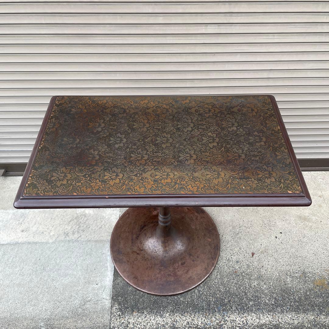 レア美品！純喫茶　銅板　珈琲テーブル　当時物　喫茶店　昭和レトロ　美品