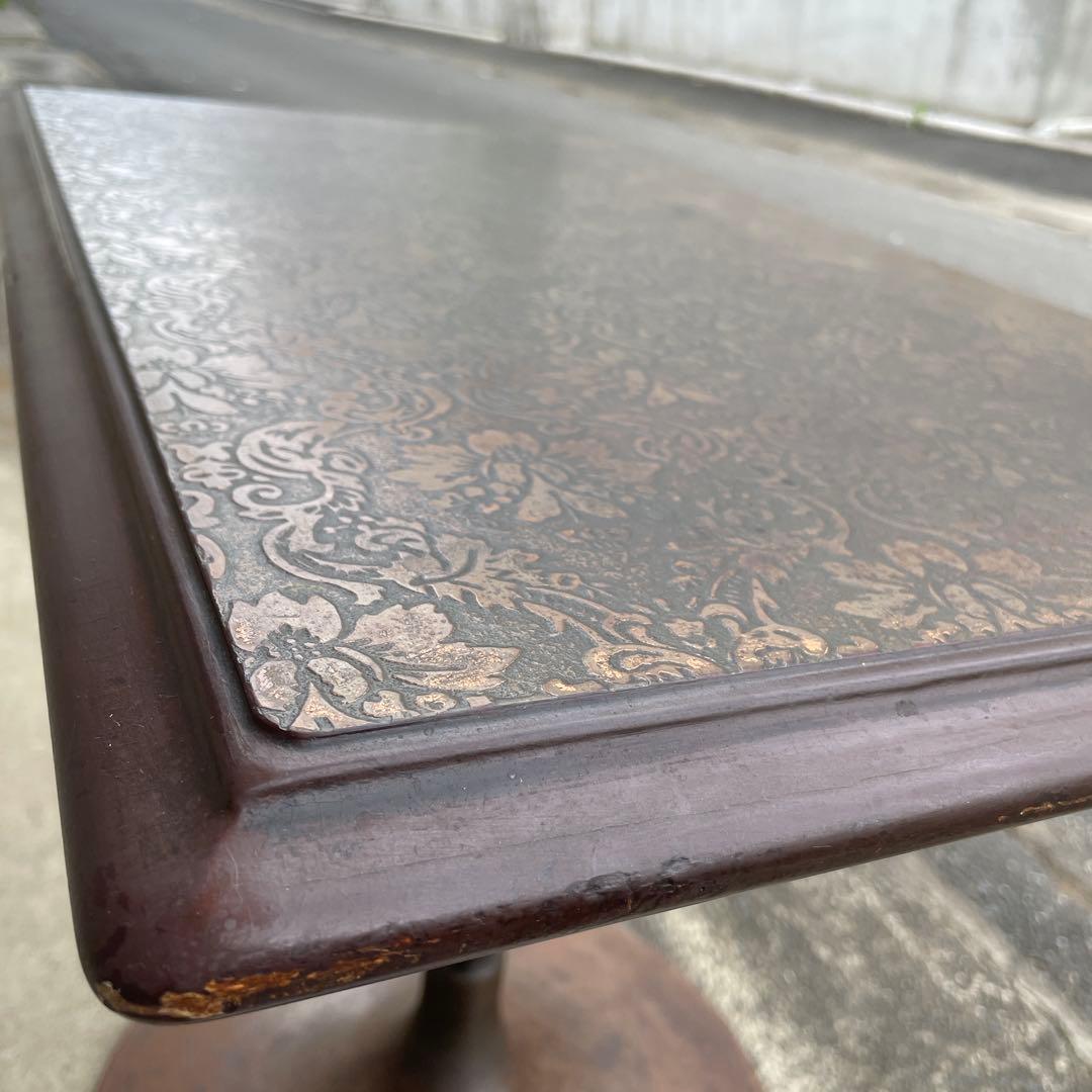 レア美品！純喫茶　銅板　珈琲テーブル　当時物　喫茶店　昭和レトロ　美品