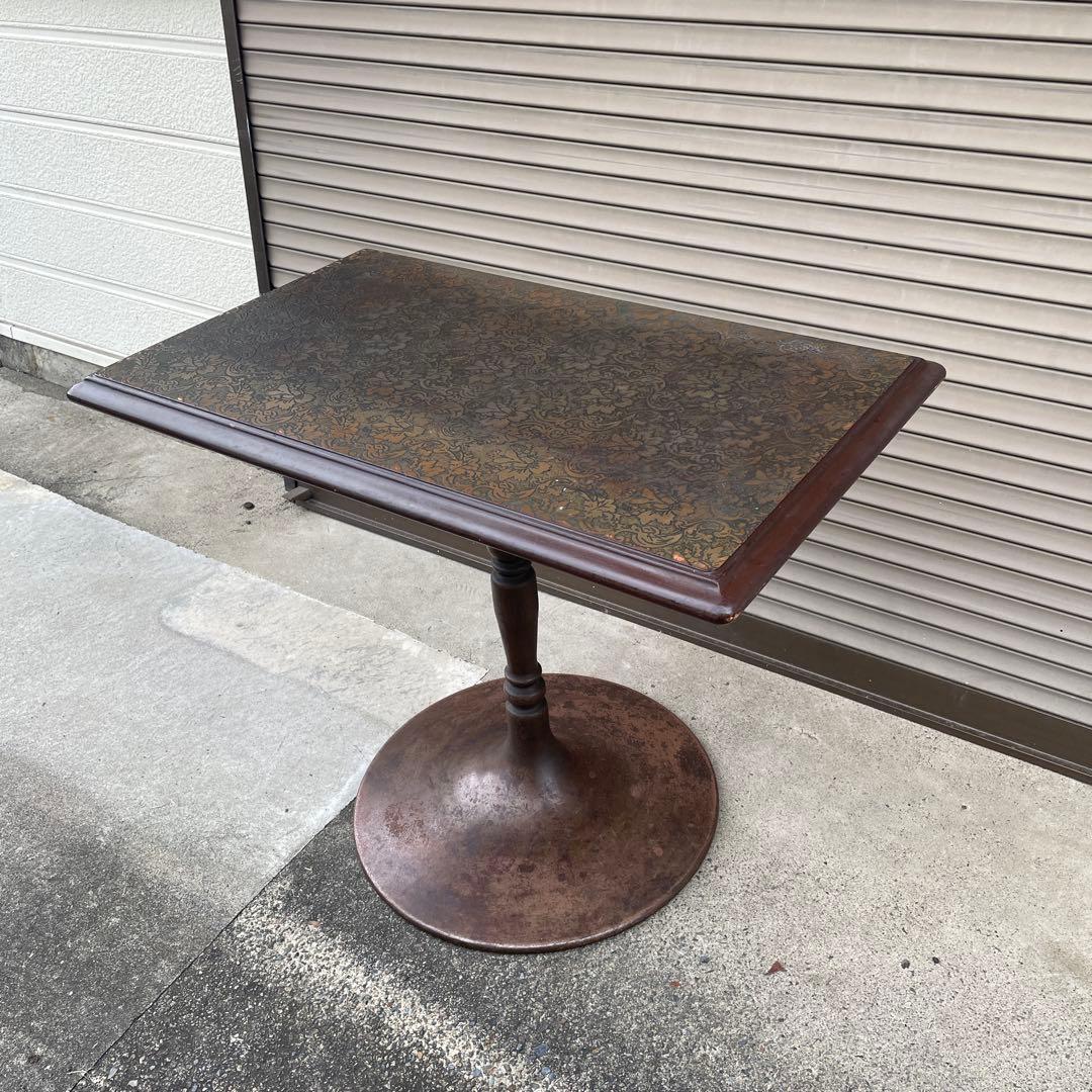 レア美品！純喫茶　銅板　珈琲テーブル　当時物　喫茶店　昭和レトロ　美品