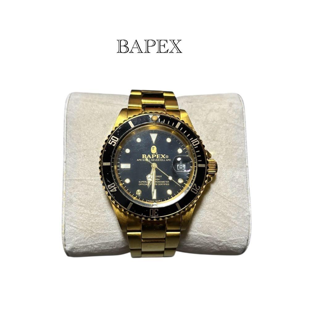 BAPEX 腕時計 ゴールド