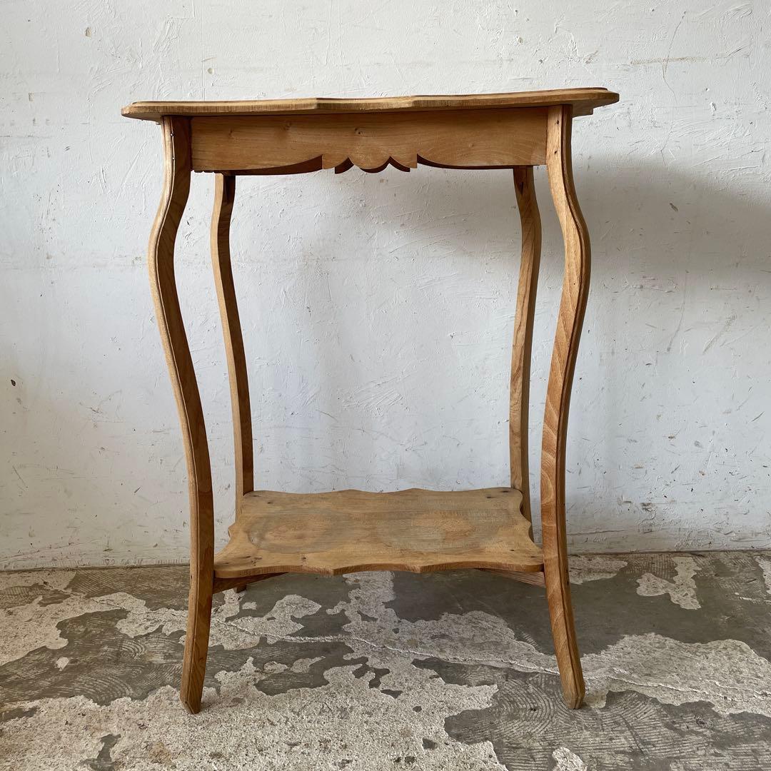 M'sビンテージ　サイドテーブル　フラワースタンド　花台　剥離