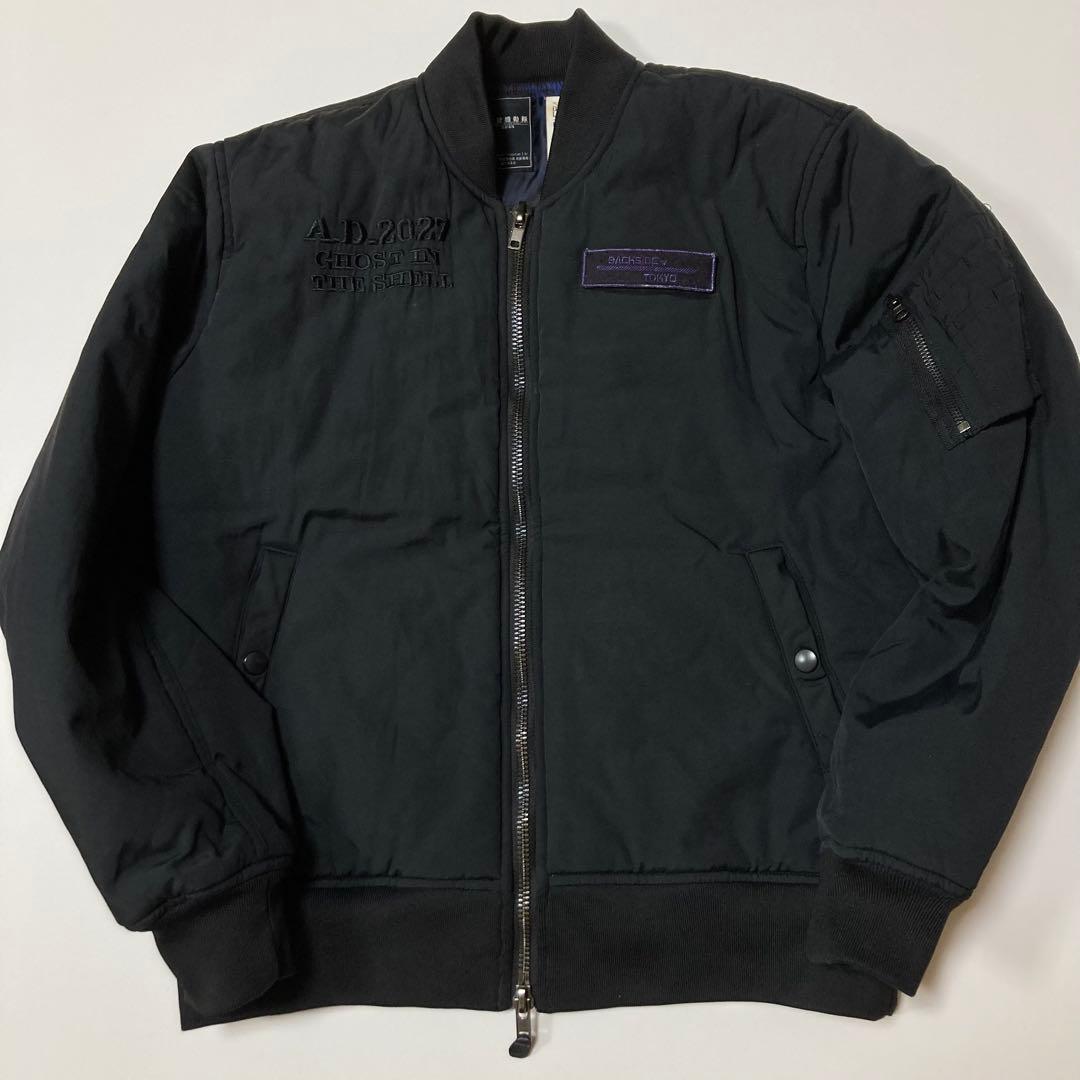 攻殻機動隊 GHOST IN THE SHELL MA-1 L ブラック