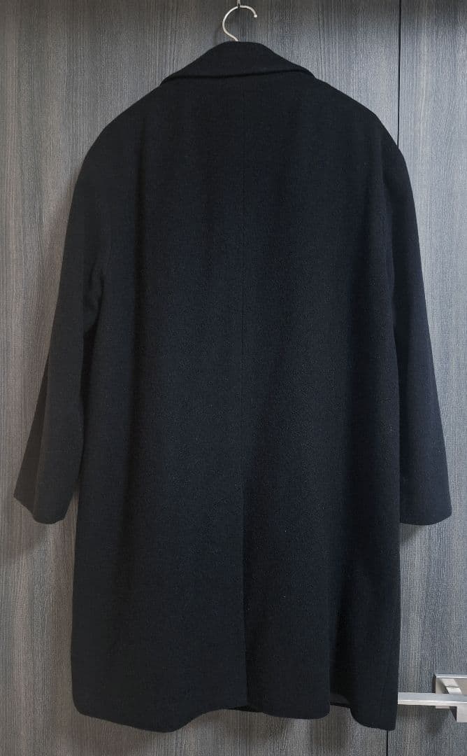 年末値下げ！美品！hevo 黒 チェスターコートサイズ48