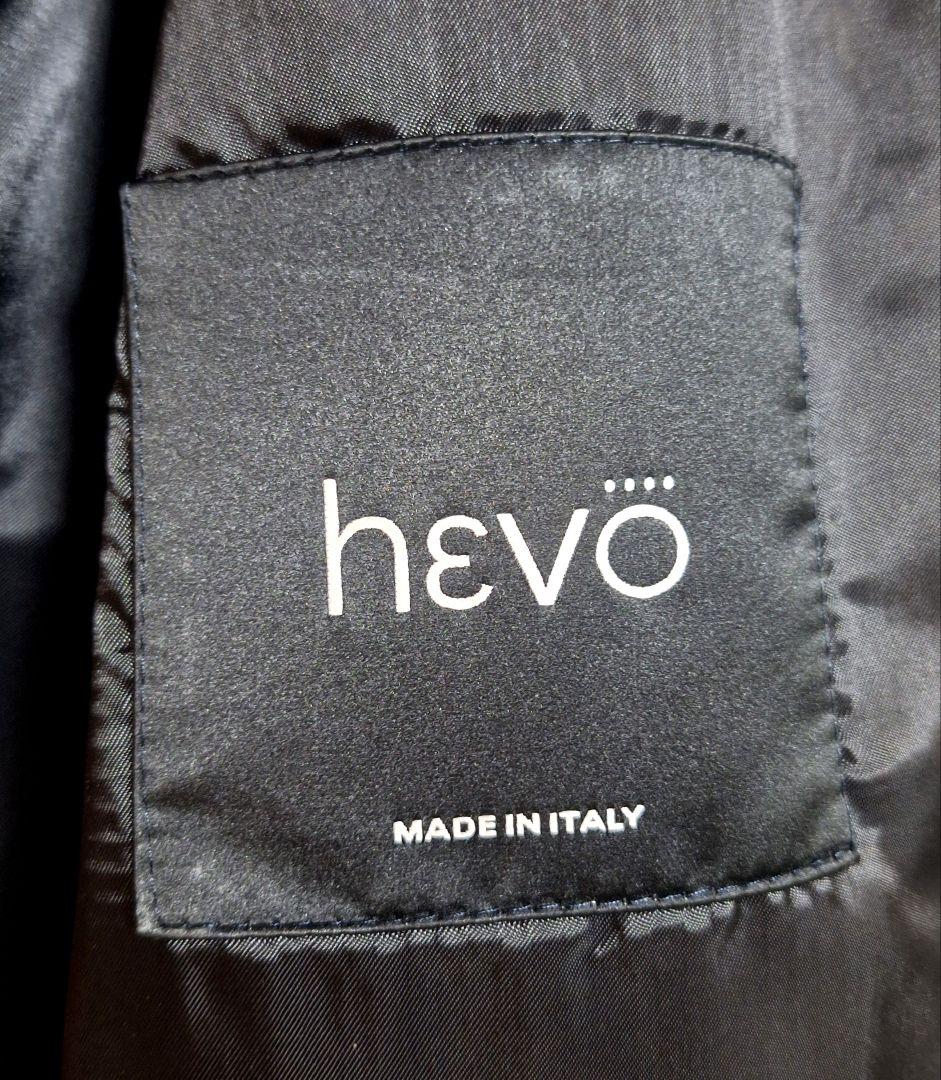 年末値下げ！美品！hevo 黒 チェスターコートサイズ48