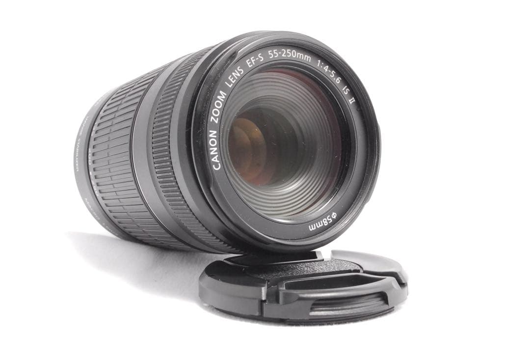 美品✨イベントに✨Canon EF-S55-250mm IS II 望遠レンズ