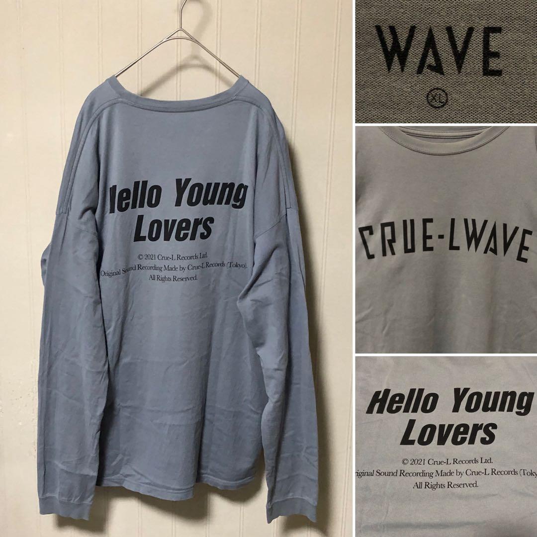 CRUE-L RECORDS WAVE プリント ロンT XL 野村訓市