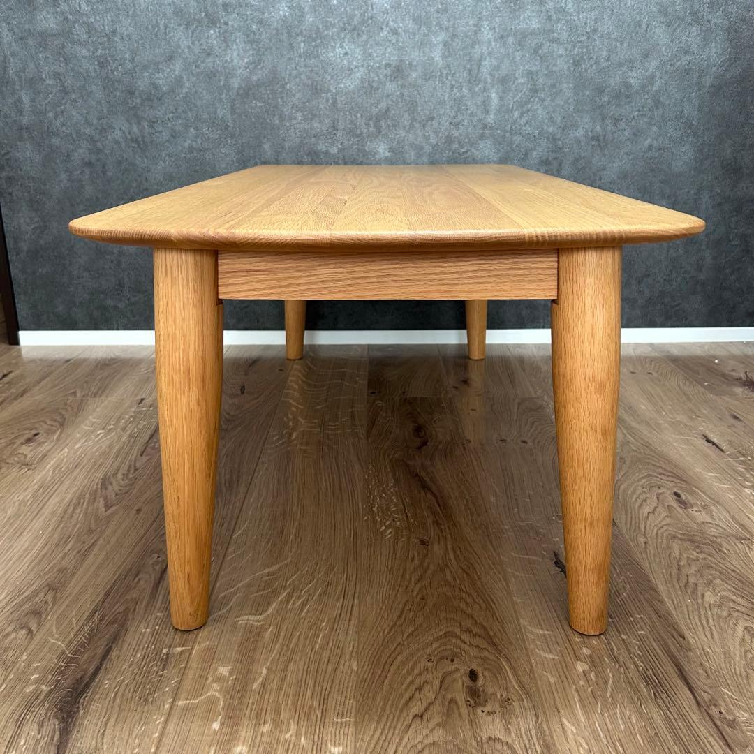 大塚家具 センターテーブル シネマ2 レッドオーク材 ホワイトオーク色 4万