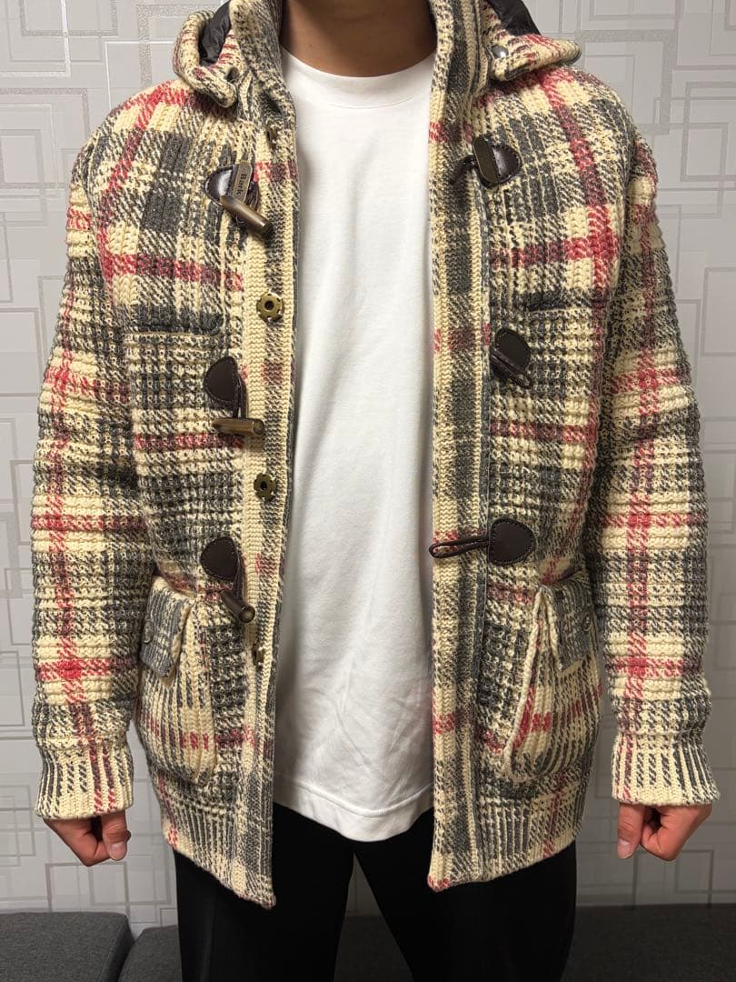 ★美品★ Bark バーク　ニットダッフルコート