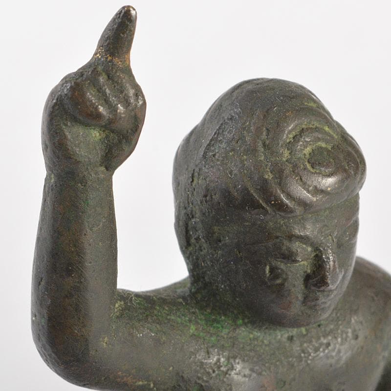 くまくま　仏教美術　古銅　誕生仏　仏像　V　R6707