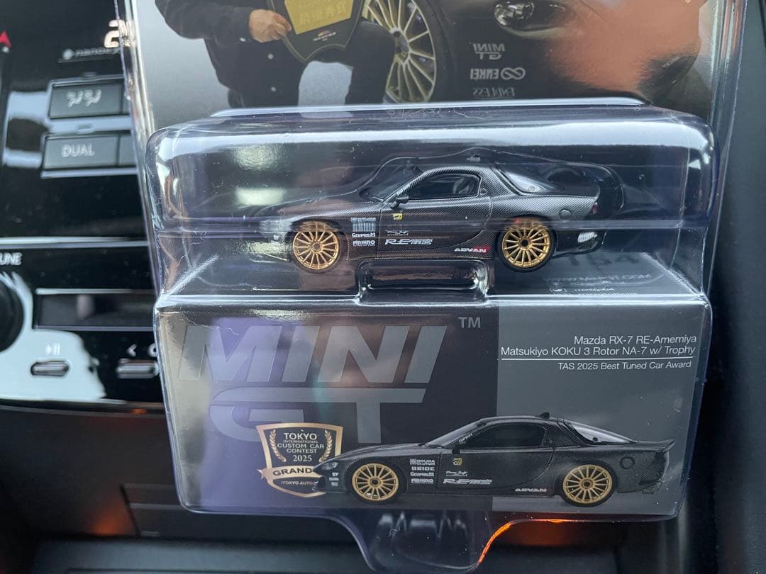 東京オートサロン2026 MINI GT マツダRX-7 RE雨宮　受賞モデル