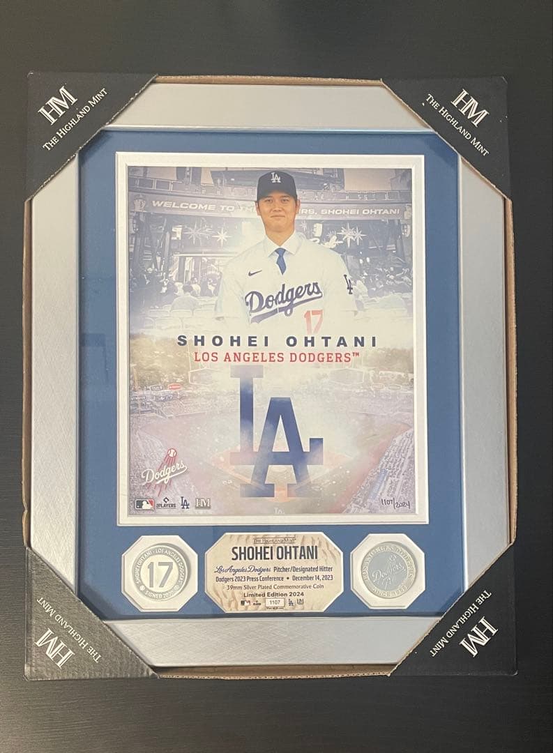 【数量限定商品】ドジャース 大谷翔平選手 移籍記念ダブルフォトミント