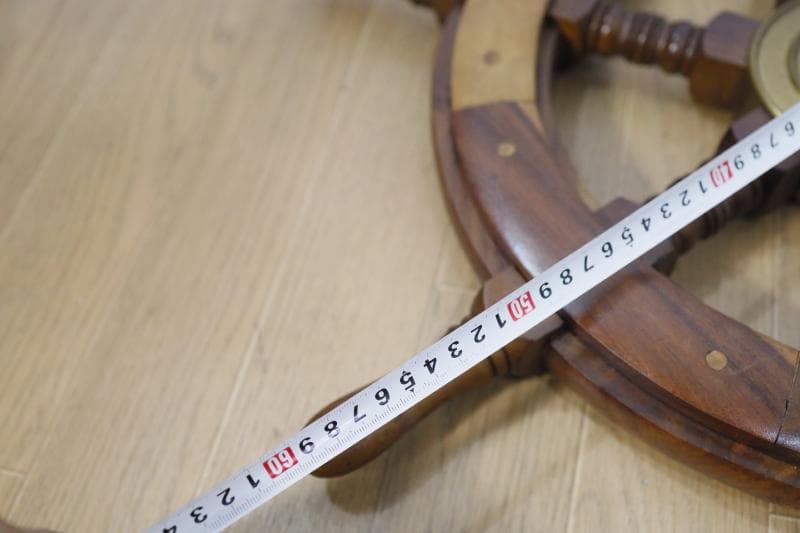 船　ヨット　舵　インテリア　アンティーク　ビンテージ　木製　本物　antique