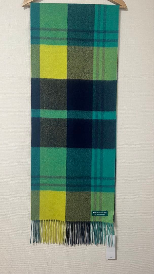 23区今季新品カシミヤ チェック マフラー