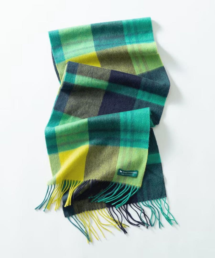 23区今季新品カシミヤ チェック マフラー