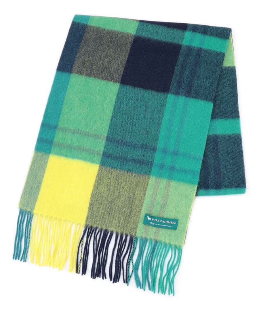 23区今季新品カシミヤ チェック マフラー