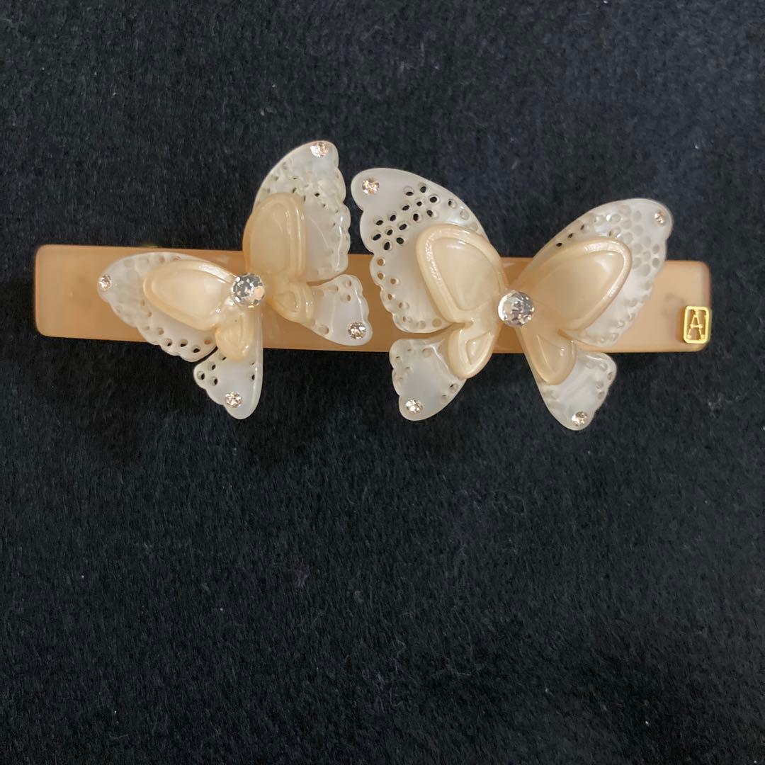 めるえむ★【美品】アレクサンドルドゥパリ　butterfly バレッタ★