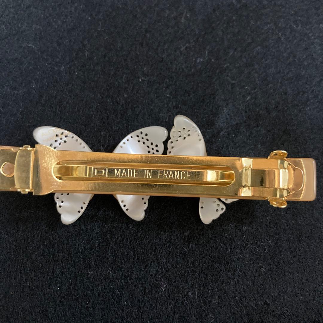 めるえむ★【美品】アレクサンドルドゥパリ　butterfly バレッタ★