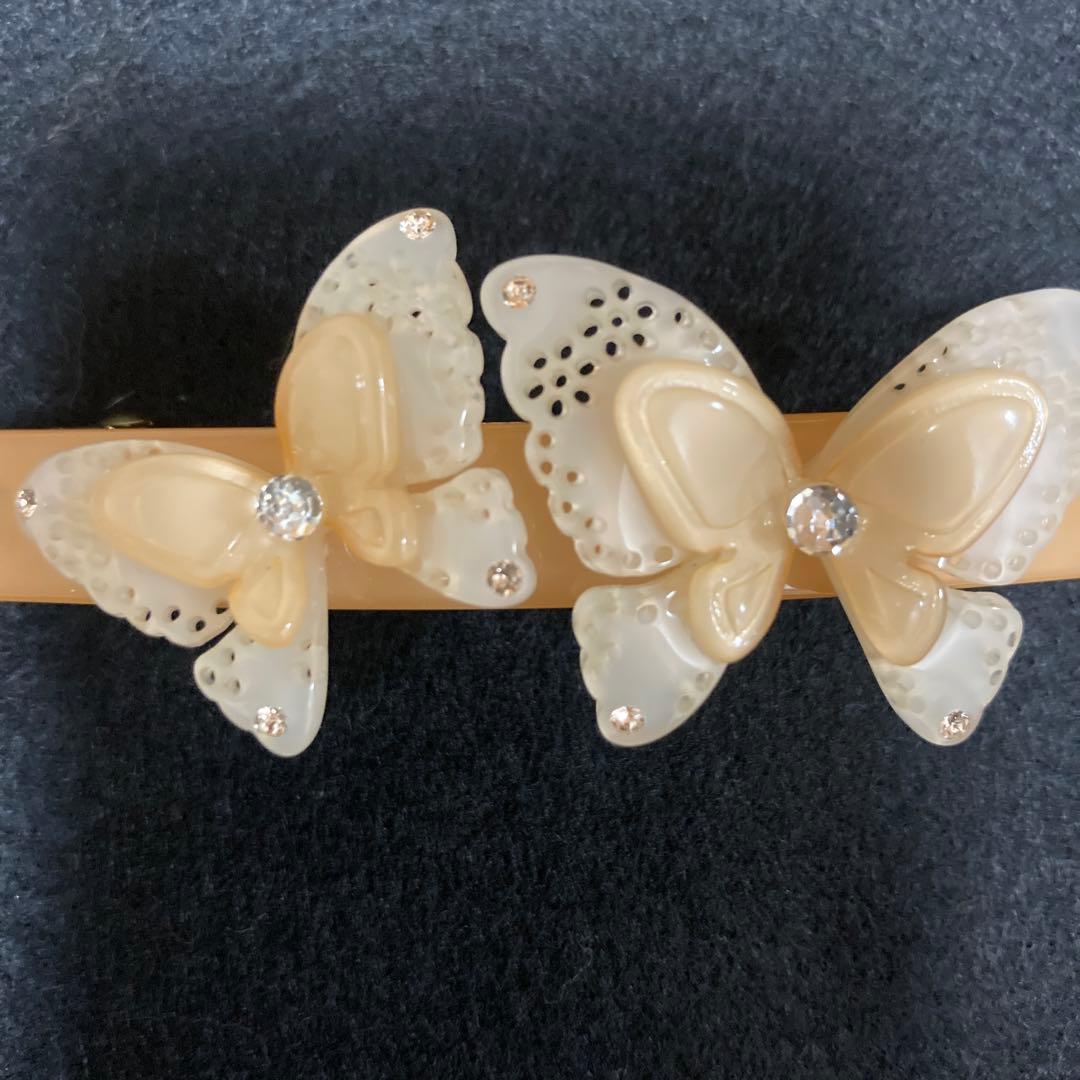 めるえむ★【美品】アレクサンドルドゥパリ　butterfly バレッタ★