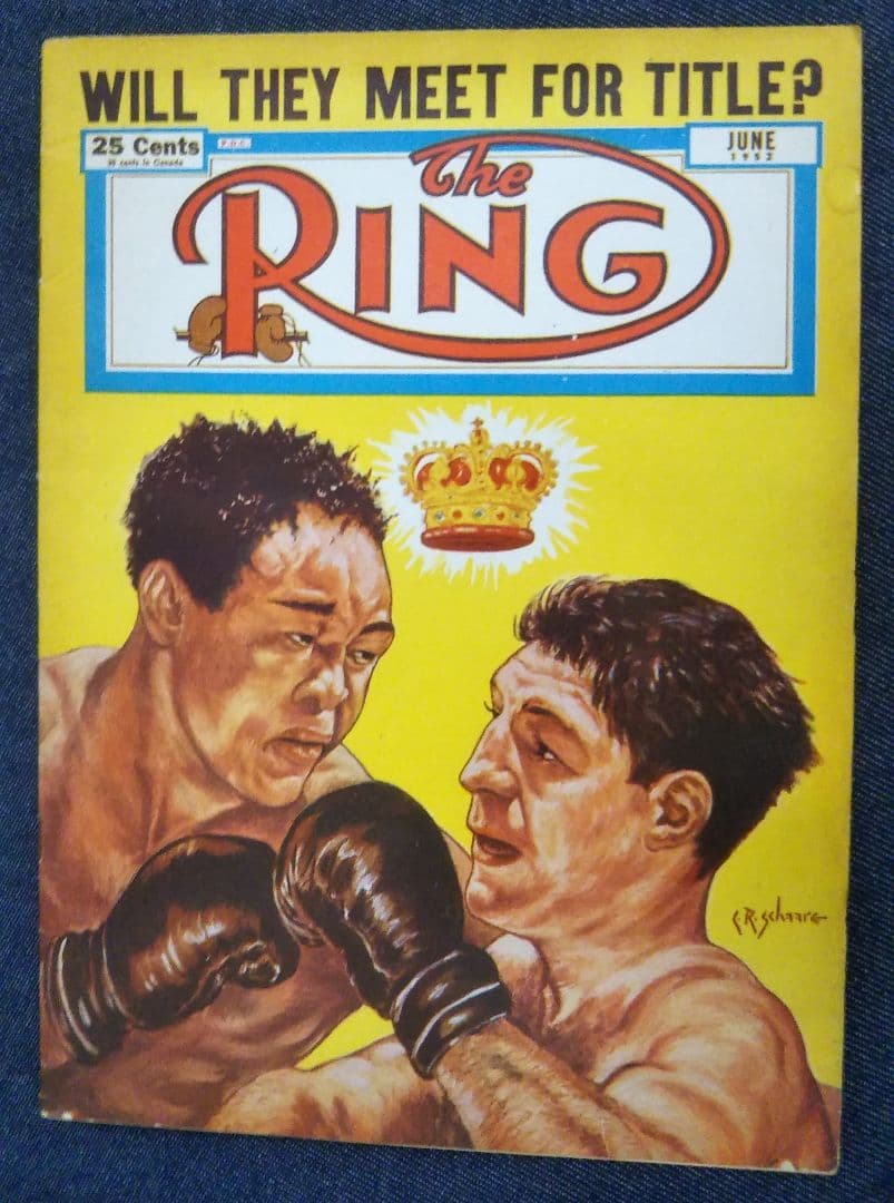 アメリカボクシング雑誌The RING 1952年6月号
