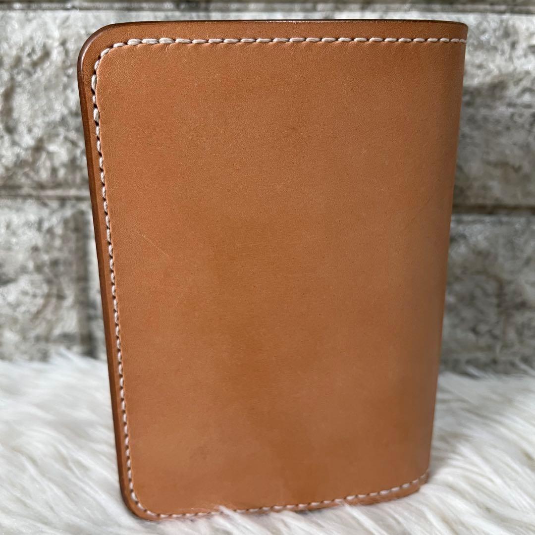 【新品未使用】ガイア2096 栃木レザー　ヌメ革　二つ折り財布