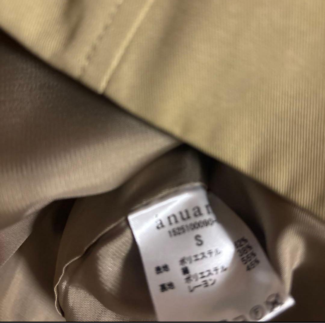 anuansハーフオーバートレンチコート　Sサイズ