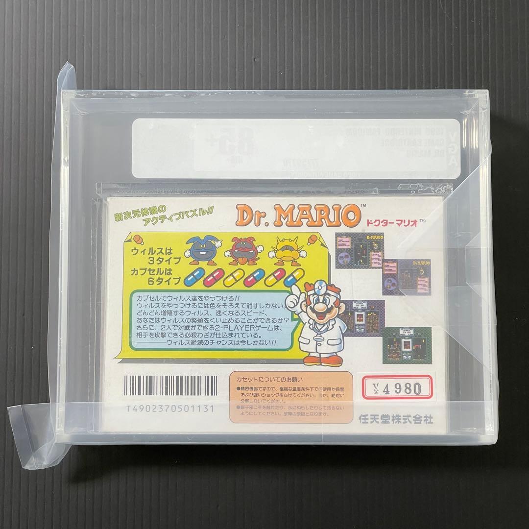 【鑑定品】 VGA ドクター　マリオ　MARIO ファミコン　ソフト　新品　未開
