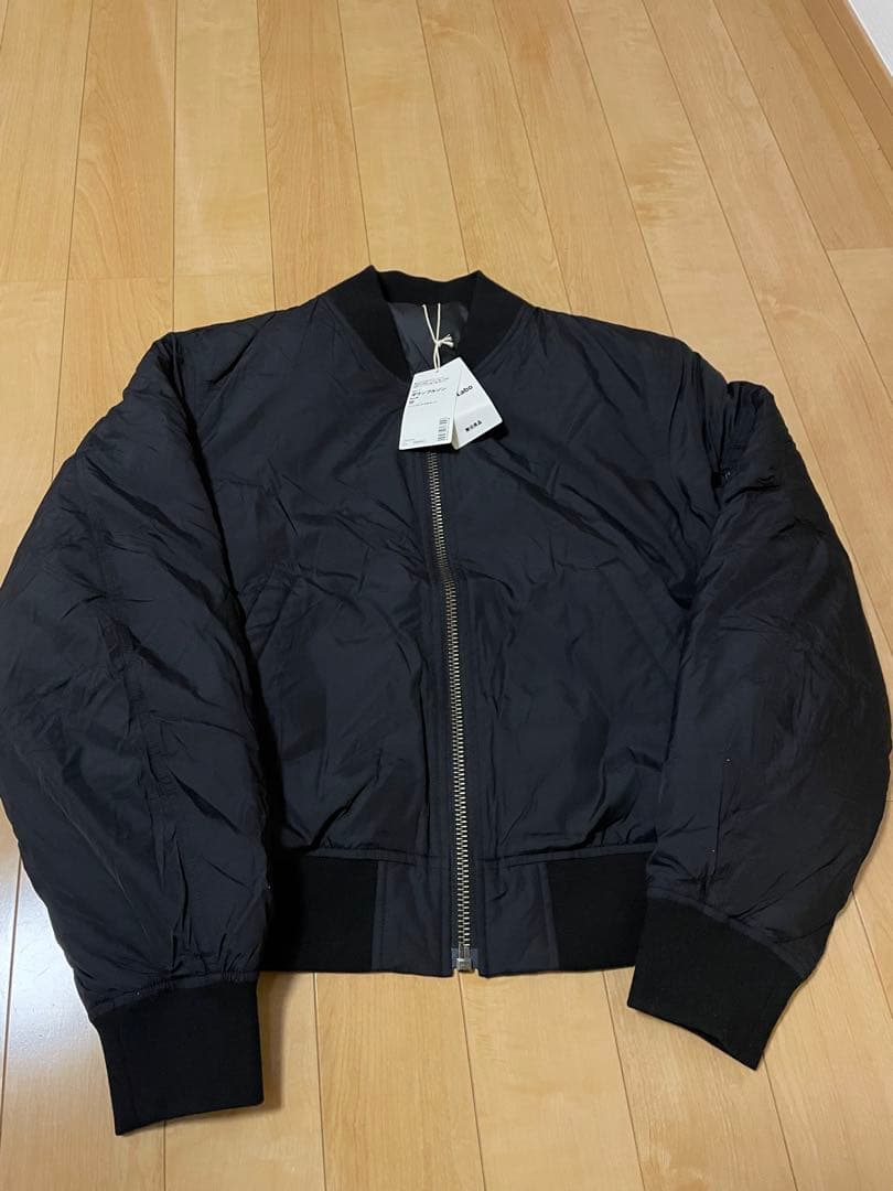 2/1まで最終値下　新品　MUJI Labo MA-1 ダウンブルゾン M 黒