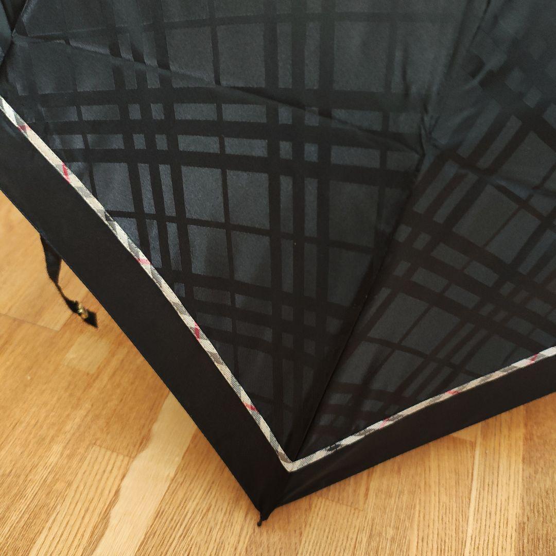 BURBERRY 折りたたみ傘 ブラック 55センチ