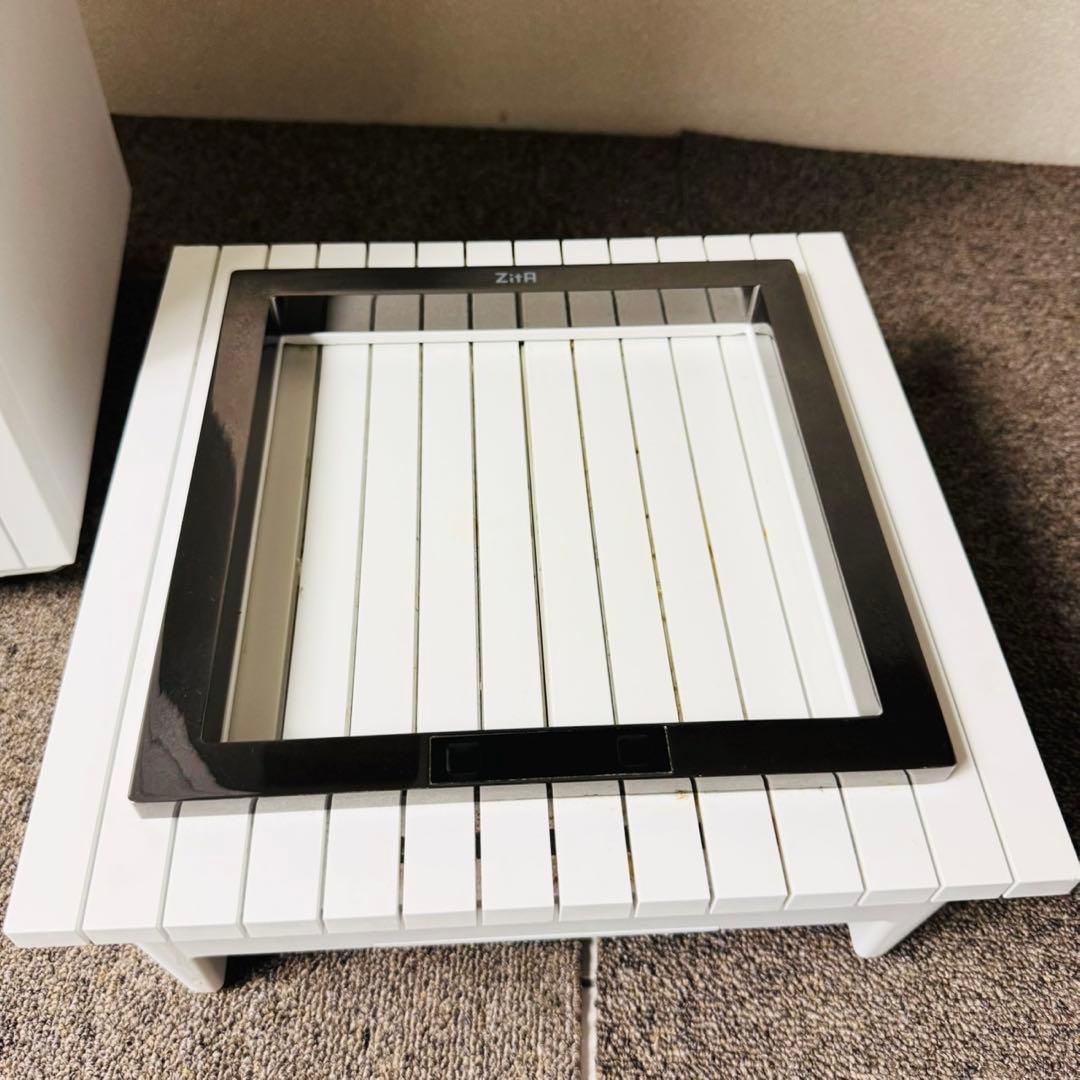 C48早い者勝ち！ZitA SQUARE ふた付きごみ箱 自動開閉ごみ箱45L