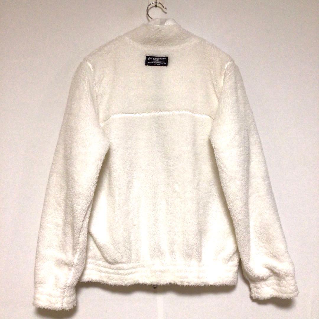 マスターバニーエディション リバーシブル ボアジャケット 白 1