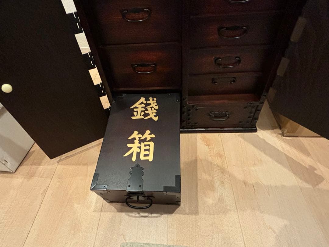 金庫 和風 レトロ 小物入れ