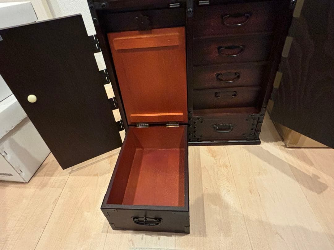 金庫 和風 レトロ 小物入れ