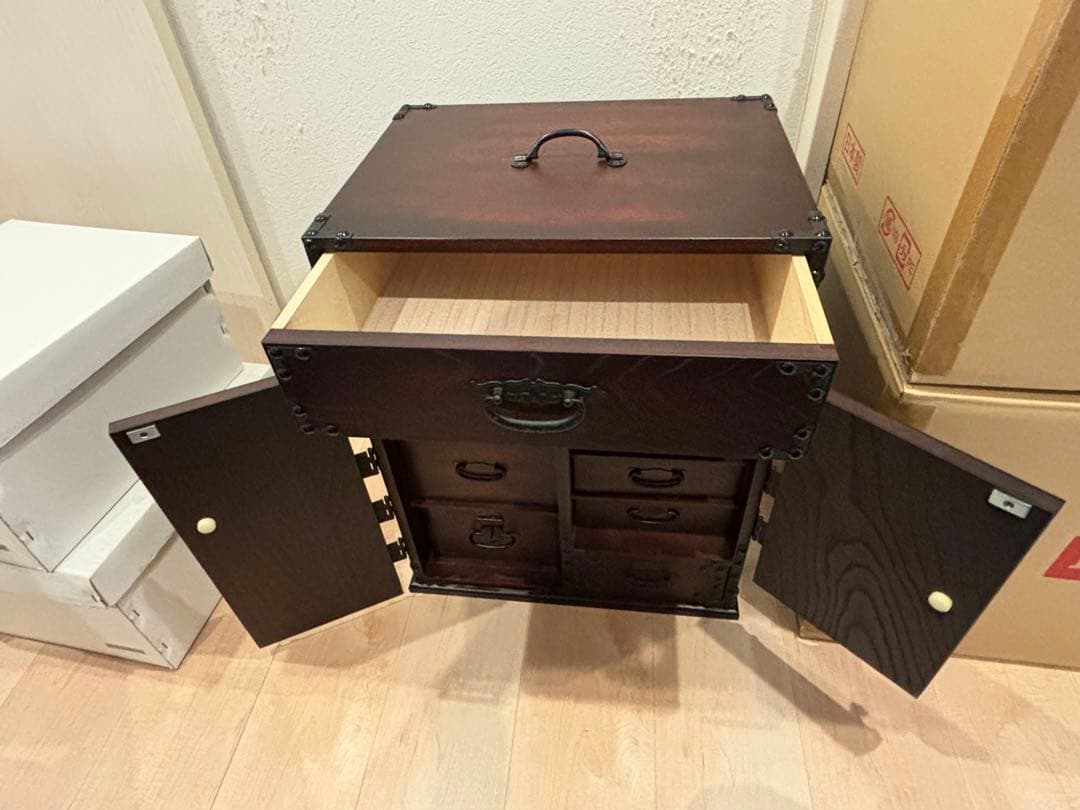 金庫 和風 レトロ 小物入れ