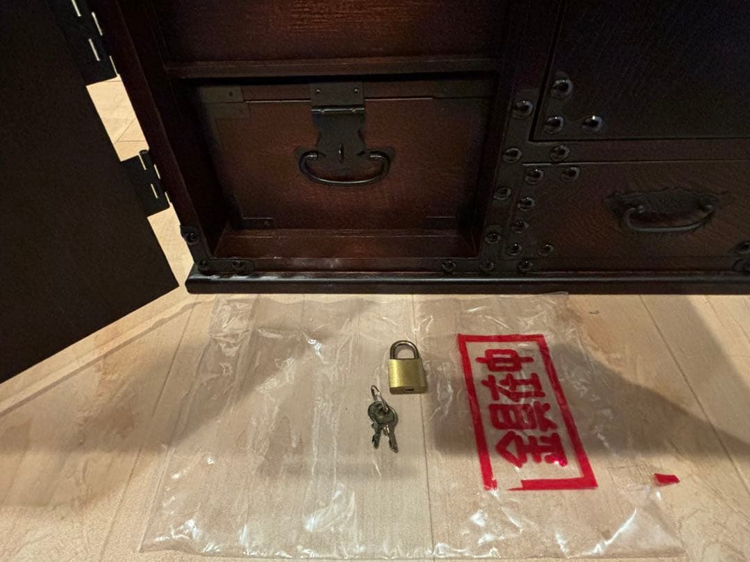 金庫 和風 レトロ 小物入れ