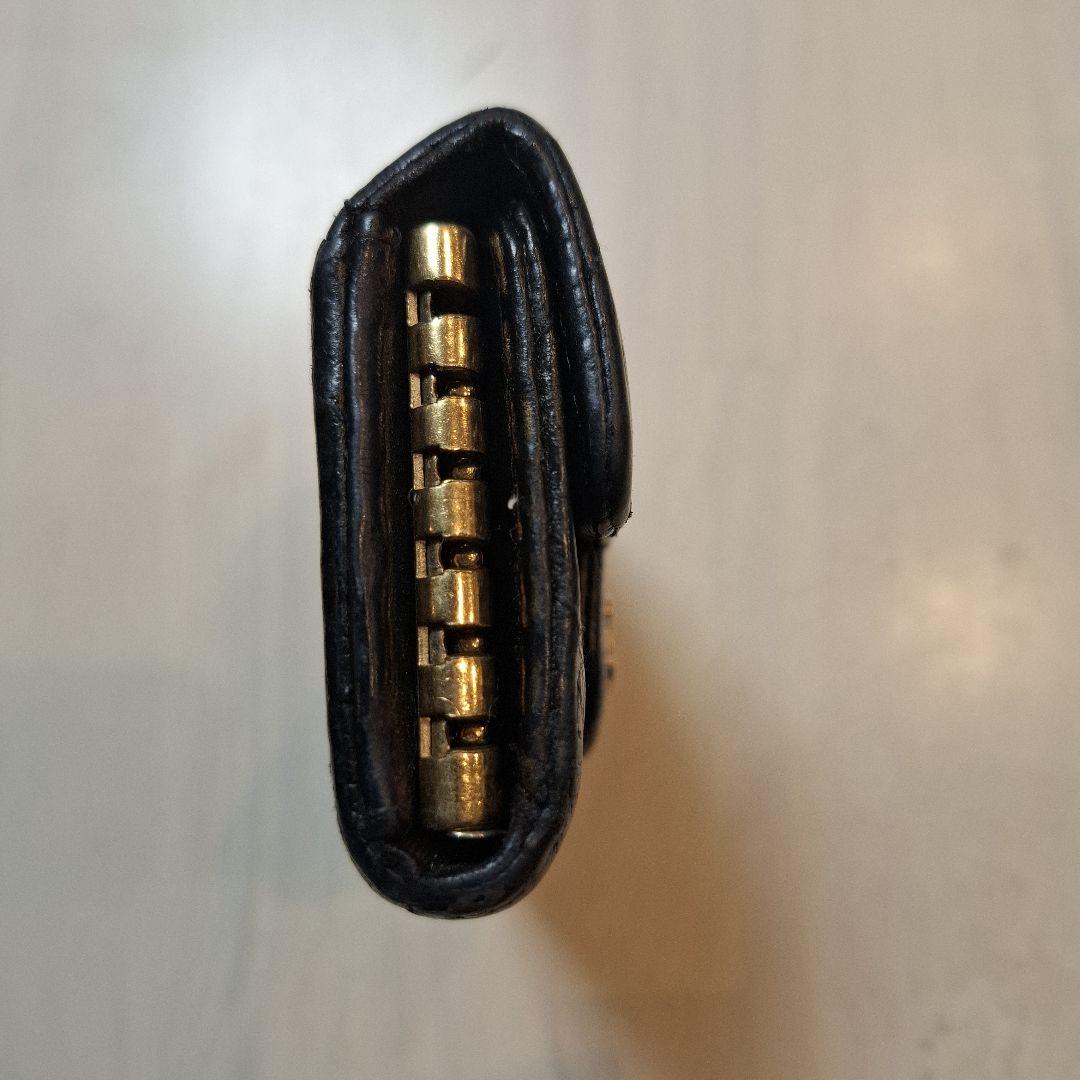 CHANEL ブラック キーケース　キャビアスキン