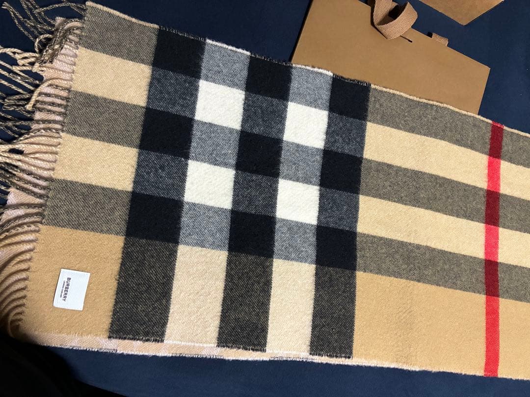 バーバリー　カシミアマフラー