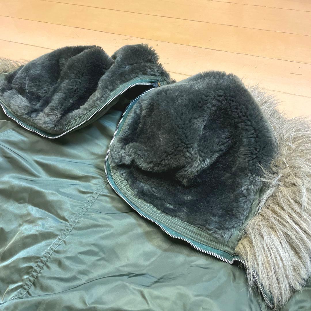 希少！ALPHA N-2B MA1フライトジャケット 短丈Y2Kアメカジ