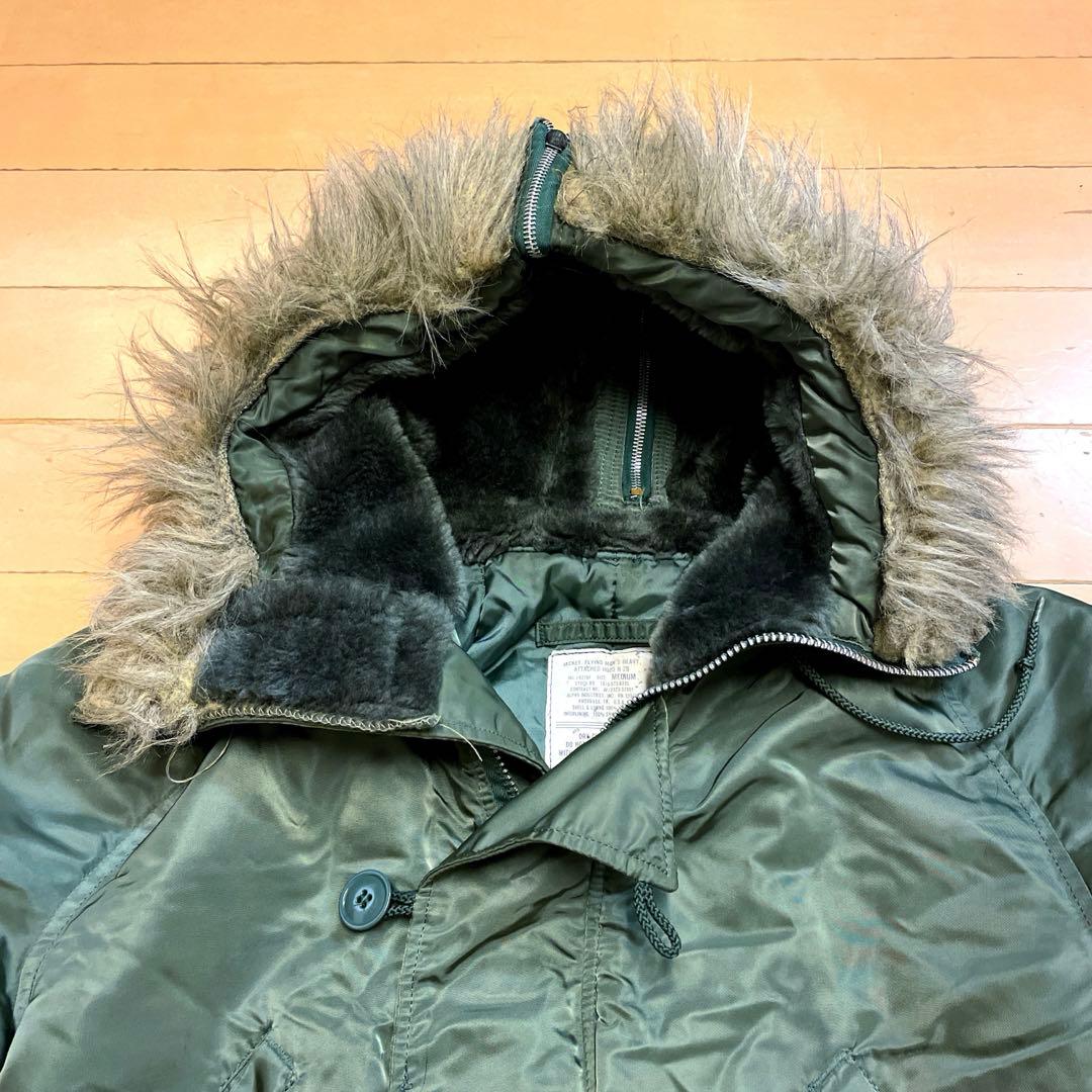 希少！ALPHA N-2B MA1フライトジャケット 短丈Y2Kアメカジ