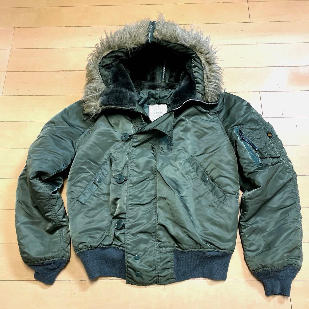 希少！ALPHA N-2B MA1フライトジャケット 短丈Y2Kアメカジ