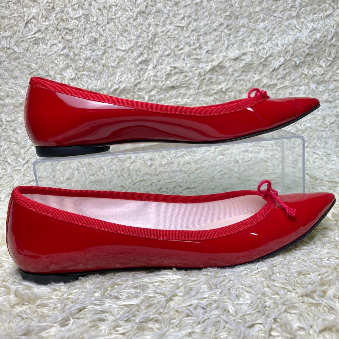『極美品』レペット　ブリジット フラット　パンプス　バレエシューズ　赤　40