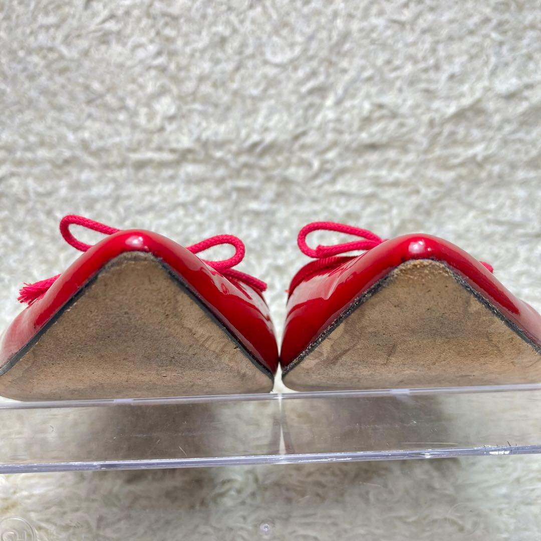 『極美品』レペット　ブリジット フラット　パンプス　バレエシューズ　赤　40