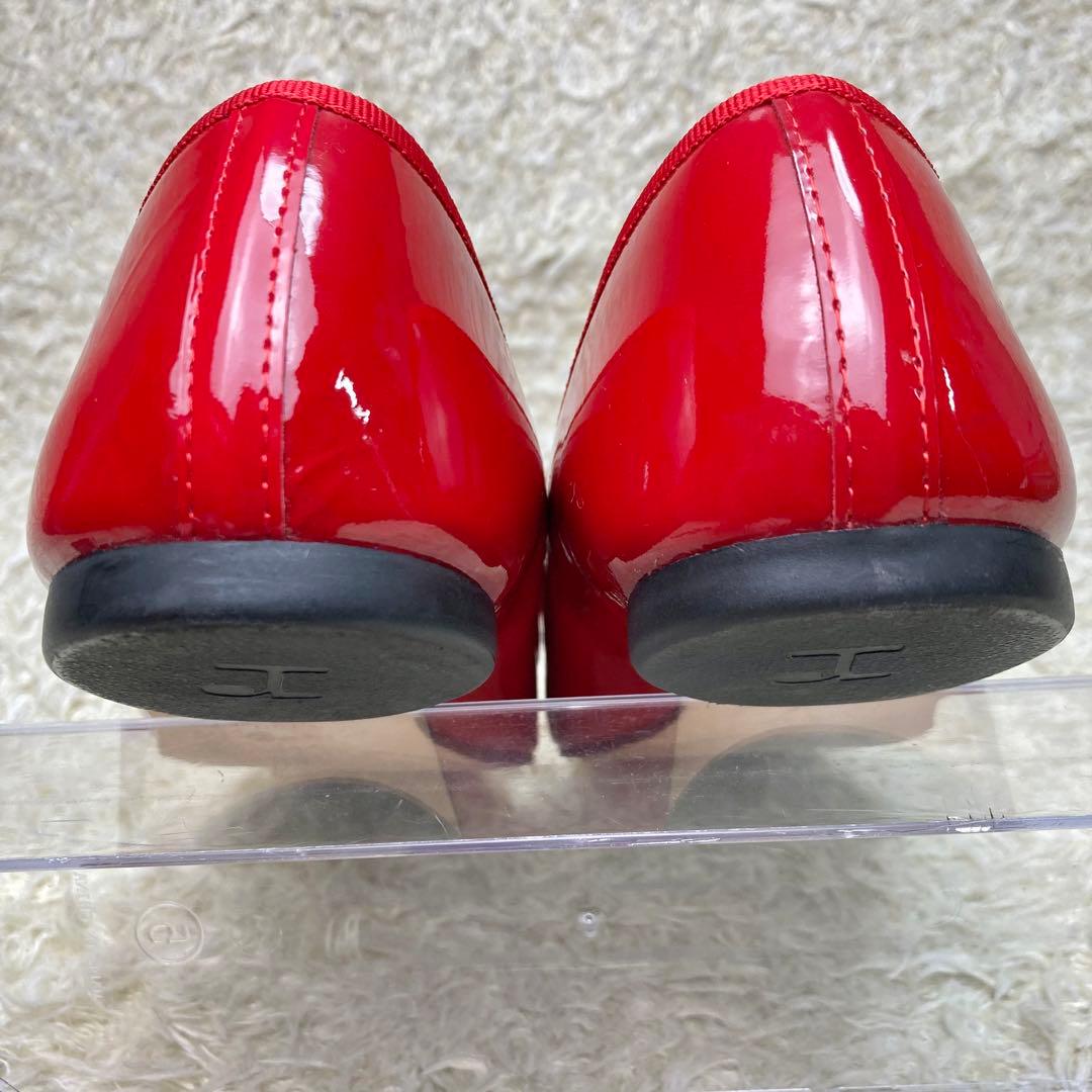 『極美品』レペット　ブリジット フラット　パンプス　バレエシューズ　赤　40