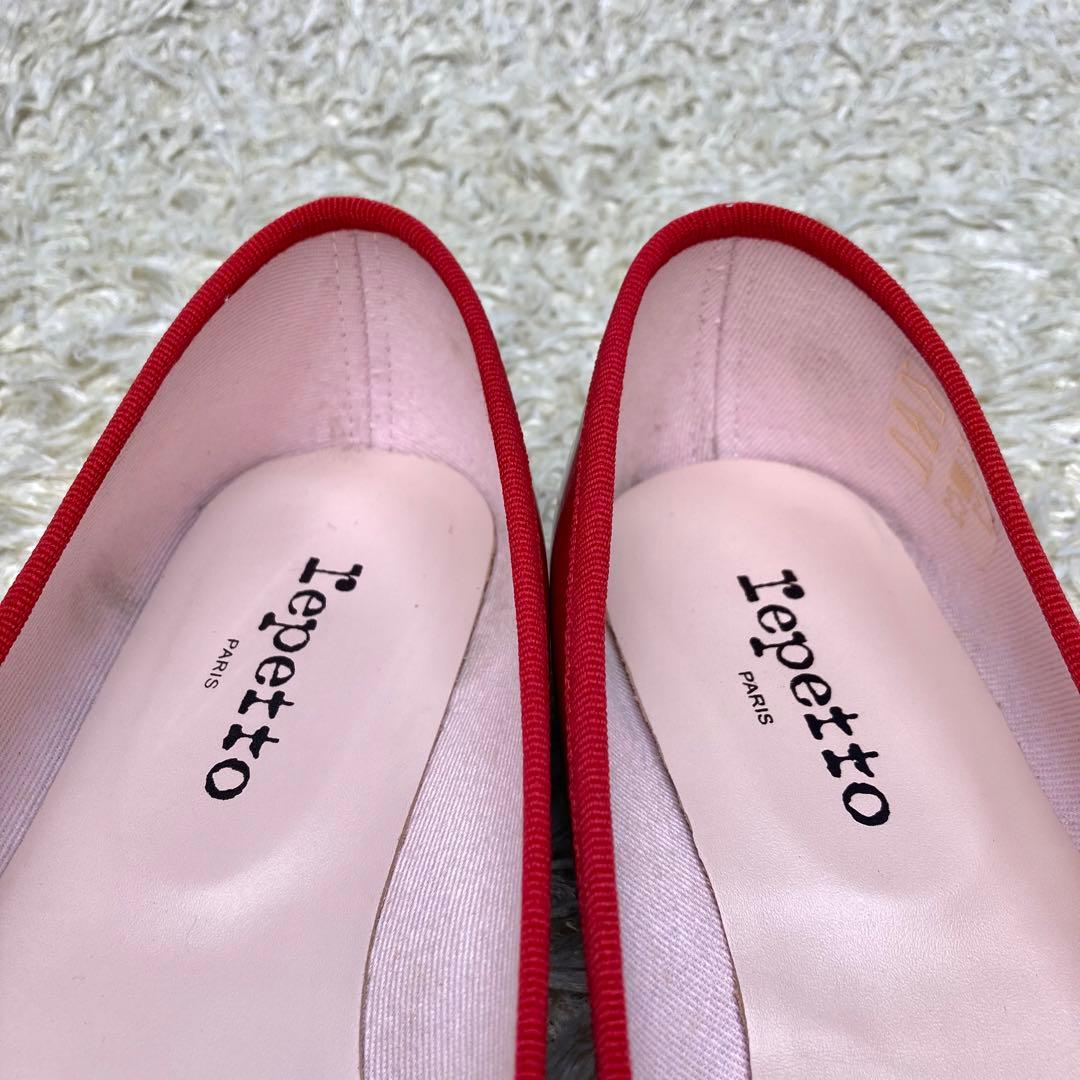 『極美品』レペット　ブリジット フラット　パンプス　バレエシューズ　赤　40