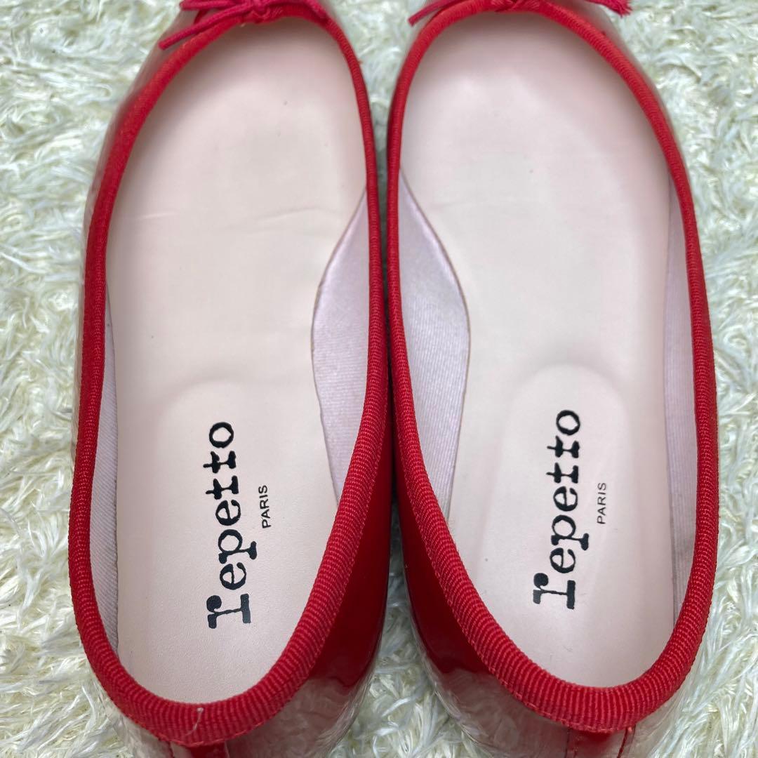 『極美品』レペット　ブリジット フラット　パンプス　バレエシューズ　赤　40