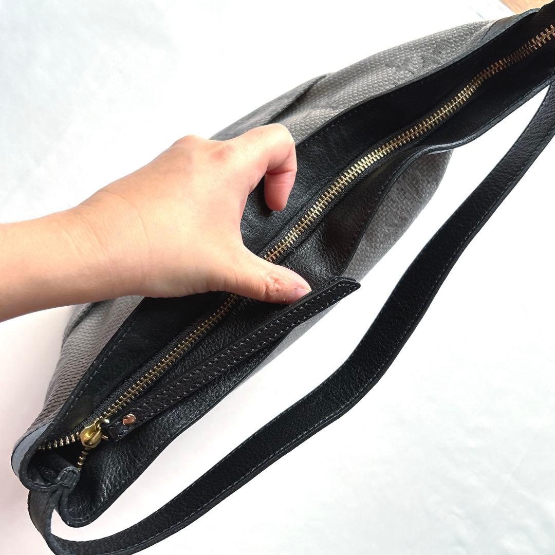 【美品】russet ラシット 刺し子ワンショルダーバッグ