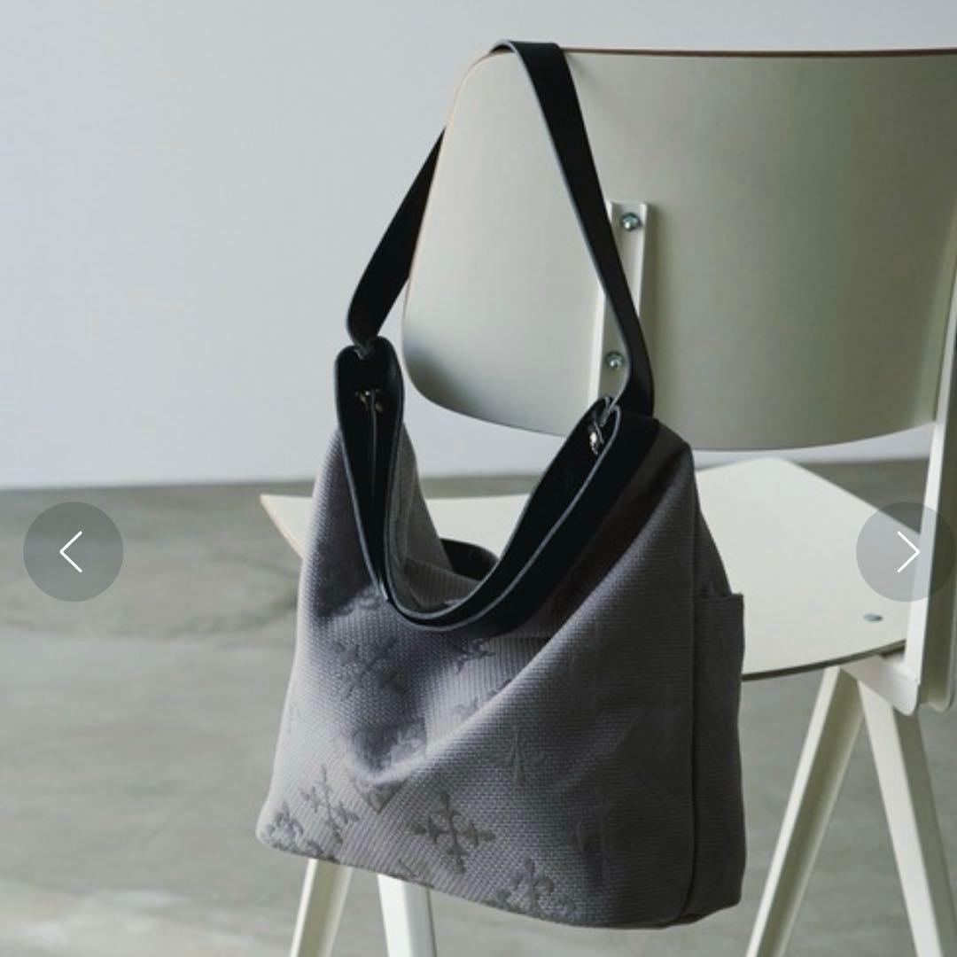 【美品】russet ラシット 刺し子ワンショルダーバッグ