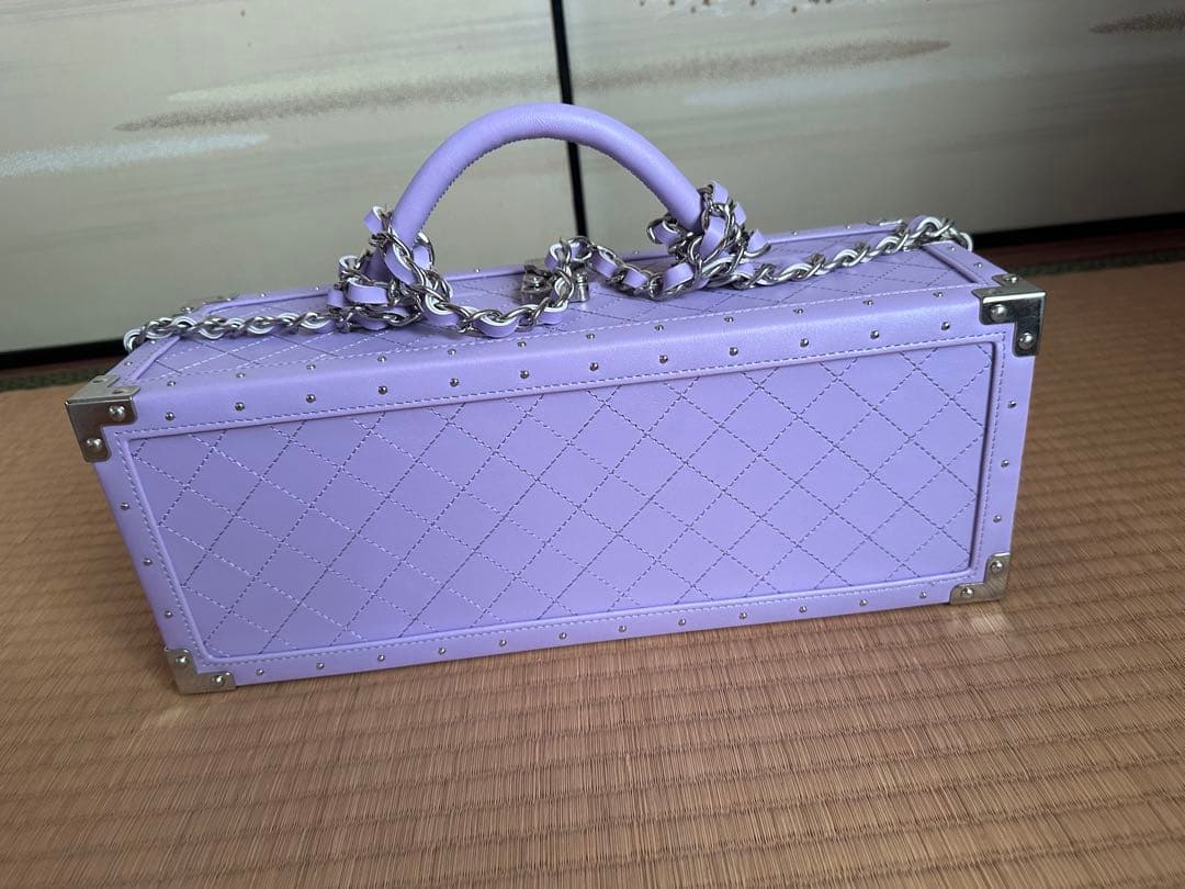 【空瓶・空箱】エンジェルシャンパン ハロウィン　パープル　レザー