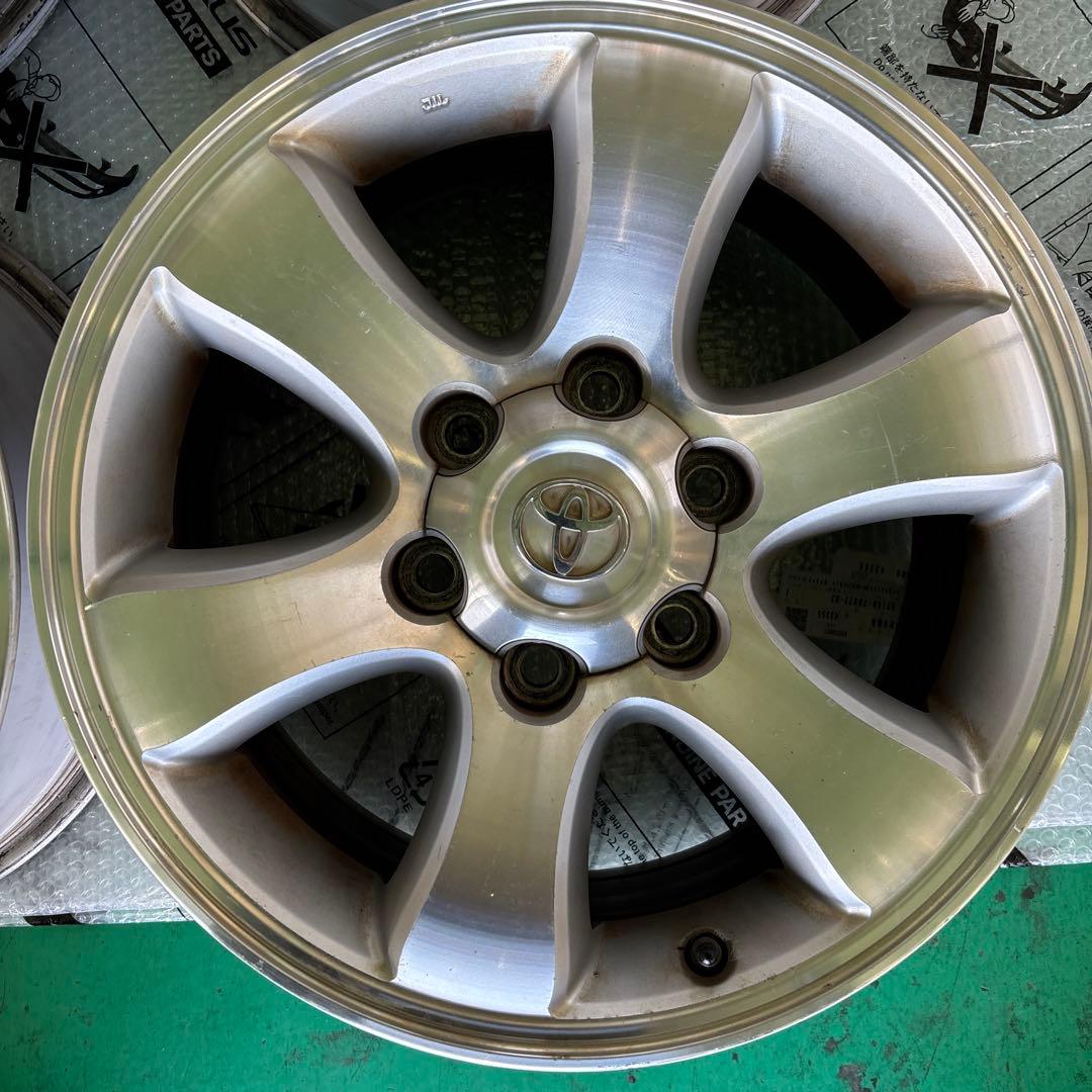 プラド120系17インチ 純正ホイールセット