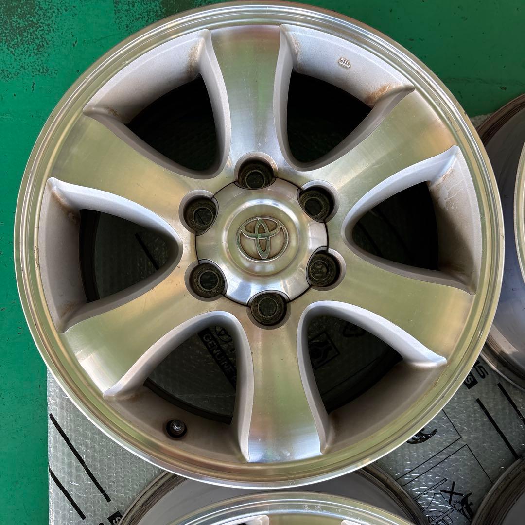 プラド120系17インチ 純正ホイールセット